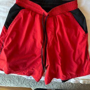 Lined Lululemon shorts.